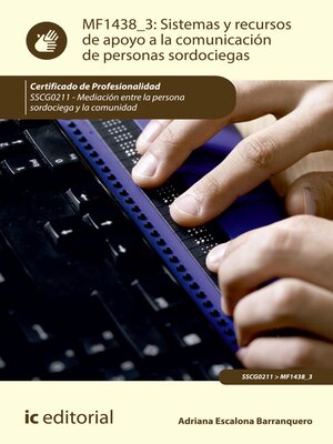 cover image of Sistemas y recursos de apoyo a la comunicación de personas sordociegas. SSCG0211